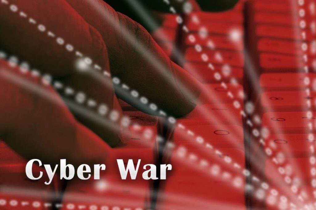 Cyber War writting in computer code